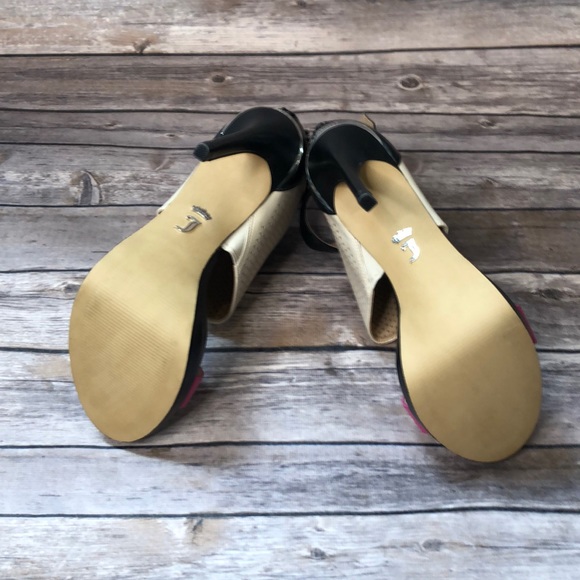 Juicy Couture Nude and Pink Heels - Picture 7 of 7